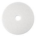 3M | 3M 4100-20 20 in. Low-Speed Super Polishing Floor Pads - White (5/Carton) image number 0