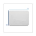 White Boards | Flipside 10027 36 in. x 24 in. Magnetic Dry Erase Board - White Surface image number 2
