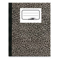 Notebooks & Pads | National 43461 80 Sheets 10 in. x 7.88 in. Medium/College Rule Composition Book - Black Marble Cover image number 0