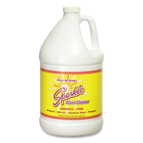 Cleaning & Janitorial Supplies | Sparkle 20500 1 gallon Bottle Refill Glass Cleaner image number 0