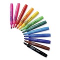 Washable Markers | Mr. Sketch 1905069A Broad Chisel Tip Scented Watercolor Marker - Assorted Colors (12/Set) image number 2