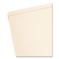 File Folders | Smead 14510 Straight Tabs 0.75 in. Expansion 1 Fastener Letter Size Top Tab Fastener Folders - Manila Exterior (50/Box) image number 2