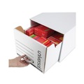 Universal | Universal 9523401 14 in. x 25.5 in. x 11.5 in. Heavy-Duty Letter File Storage Drawers - White (6/Carton) image number 5