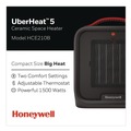 Office & Office Supplies | Honeywell HCE210B UberHeat 5 Ceramic Heater 4.5 x 4.5 x 8.86 Black image number 2