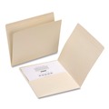 File Folders | Smead 10315 Straight Tabs Top Tab File Folders with Inside Pocket - Manila (50/Box) image number 1