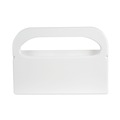 Paper & Dispensers | Boardwalk BWKKD100 16 in. x 3 in. x 11.5 in. Toilet Seat Cover Dispenser - White (2/Box) image number 0