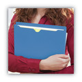 File Folders | Smead 75673 Straight Tab Letter Size Colored File Jackets with Reinforced Double-Ply Tab - Assorted Colors (50/Box) image number 4