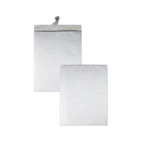 Envelopes & Mailers | Survivor QUAR5121 18 in. x 23 in. Square Flap Redi-Strip Closure Heavyweight 18 lbs. Tyvek Catalog Mailers - White (25/Box) image number 0