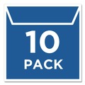 Sheet Protectors | Avery 73721 1 Disc Capacity Self-Adhesive Media Pockets - Clear (10/Pack) image number 3