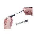 Pens | Zebra 27112 F-301 Fine 0.7 millimeter Retractable Ballpoint Pen - Black Ink/Stainless Steel/Black Barrel (2/Pack) image number 3