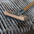 Food Service | Carlisle 36372500 Sparta Broiler Master Grill Brush and Scraper with 30 in. Handle image number 5