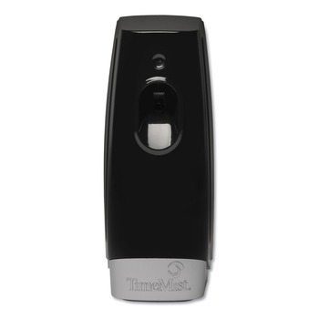  | TimeMist 1047811 3.4 in. x 3.4 in. x 8.25 in. Settings Metered Air Freshener Dispenser - Black