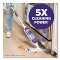 Office & Office Supplies | Swiffer 80714901 15.4 in. x 5.3 in. White/Purple Cloth Head PowerMop Starter Kit and 26 in. Silver Aluminum Handle image number 4