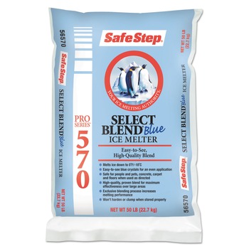 FACILITY MAINTENANCE SUPPLIES | Safe Step 746726 50 lb Pro Select Blue Ice Melt Bag (1-Pallet)