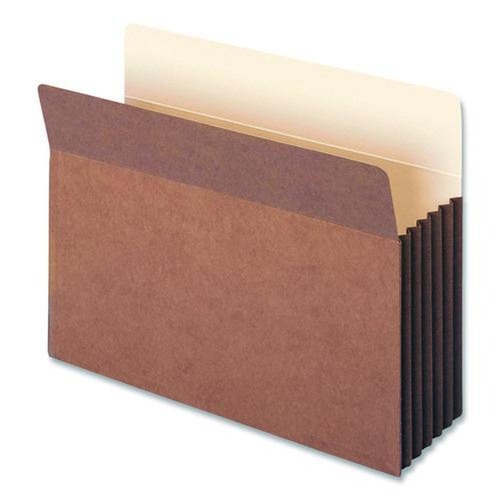 Just Launched | Smead 73274 5-1/4 in. Expansion Straight Tab File Pocket - Letter, Manila/Redrope (10/Box) image number 0