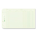 Retail Store Supplies | National 14055 5 x 8.5 Four-Ring Binder Refill Sheets - Green (100/Pack) image number 2