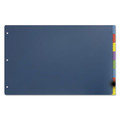 Binders | Cardinal 84251 11 in. x 17 in. 8-Tab Tabloid-Size Poly Index Divider - Assorted (4/Pack) image number 0