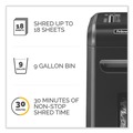 Fellowes | Fellowes Mfg Co. 3229901 Powershred 99Ci 18 Sheet Capacity 100% Jam Proof Heavy-Duty Cross-Cut Shredder image number 4