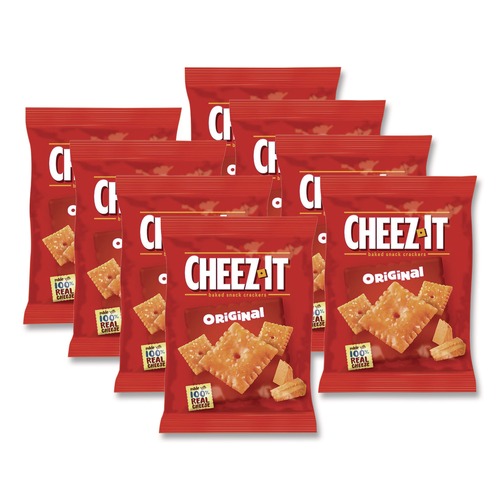 Snacks | Sunshine KEE12234 1.5 oz. Single-Serving Snack Pack Cheez-It Crackers (8/Box) image number 0