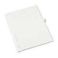 Dividers & Tabs | Avery 01415 Avery-Style 26-Tab 'O' Label 11 in. x 8.5 in. Preprinted Legal Side Tab Divider - White (25-Piece/Pack) image number 1