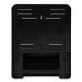 Paper Towel Holders | Boardwalk BWK33GREEN 12.31 x 9.31 x 15.94 Xtra Electronic Hand Towel Dispenser - Black (1/Carton) image number 2