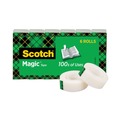 Packing Tapes | Scotch 810K6 Magic 0.75 in. x 83.33 ft. 1 in. Core Tape Refill - Clear (6/Pack) image number 1