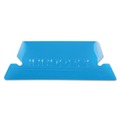 File Folders | Pendaflex 42 BLU 2 in. Wide 1/5-Cut Transparent Colored Tabs for Hanging File Folders - Blue (25/Pack) image number 0