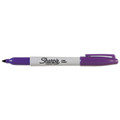 Permanent Markers | Sharpie 30008 Fine Bullet Tip Permanent Marker - Purple (1-Dozen) image number 3