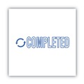 Stamps & Stamp Supplies | ACCUSTAMP2 035582 1.63 in. x 0.5 in. COMPLETED Pre-Inked Shutter Stamp - Blue image number 2