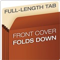 File Folders | Pendaflex S26E 3.5 in. Expansion Legal Size Pocket File - Red Fiber image number 3
