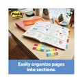 Page Flags | Post-it Tabs 686-RALY 1 in. Wide 1/5-Cut Plain Solid Color Tabs - Assorted Colors (100/Pack) image number 3