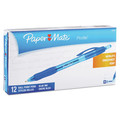 Pens | Paper Mate 89466A Bold 1.4 mm Profile Retractable Ballpoint Pen - Blue Ink, Translucent Blue Barrel (1-Dozen) image number 0