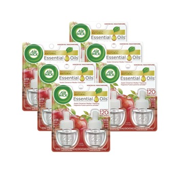 ODOR CONTROL | Air Wick 62338-95499 0.67 oz. Scented Oil Refill - Apple Cinnamon Medley (6/Carton)