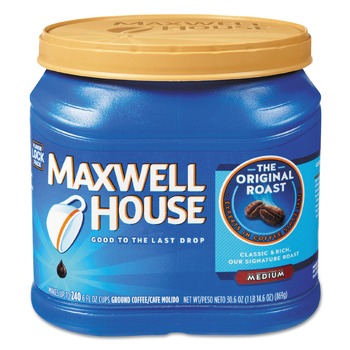 Maxwell House GEN04648 30.6 oz. Canister Regular Ground Coffee
