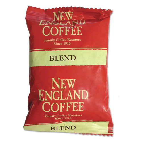 Coffee | New England Coffee 026480 2.5 oz. Coffee Portion Packs - Eye Opener Blend (24/Carton) image number 0