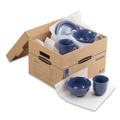 Boxes & Bins | Bankers Box 7710201 SmoothMove 15 in. x 15 in. x 12 in. Maximum Strength Moving/Storage Boxes - Small, Brown/Blue (8/Carton) image number 2