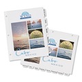 Dividers & Tabs | Avery 11515 Print-On 11 in. x 8.5 in. 5-Tab 3-Hole Customizable Punched Dividers - White (5/Pack) image number 2