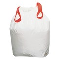 Trash Bags | Draw 'n Tie 1518605 13 Gallon 0.9 Mil 24.5 in. x 27.38 in. Heavy-Duty Trash Bags - White (200/Box) image number 1