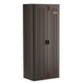 Office Filing Cabinets & Shelves | Suncast Commercial BMCCPD7204 30 in. x 20.25 in. x 72 in. Five Shelves One Fixed Four Adjustable Tall Storage Cabinet - Gray image number 0