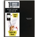 Notebooks & Pads | Five Star 06190 11 in. x 8.5 in. 1-Subject Quadrille Rule Wirebound Notebook with 2 Pockets - Assorted Cover (100 Sheets) image number 1