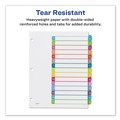 Dividers & Tabs | Avery 11845 1 - 15 Tab 11 in. x 8.5 in. Customizable TOC Ready Index Divider Set - Multicolor (1 Set) image number 4