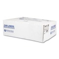  | Inteplast Group S386017N 60 gal. 17 microns 38 in. x 60 in. High-Density Interleaved Commercial Can Liners - Clear (25 Bags/Roll, 8 Rolls/Carton) image number 4