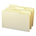 Just Launched | Smead 15330 File Folders with Assorted 1/3-Cut Tab Positions - Legal, Manila (100/Box) image number 2