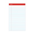 Notebooks & Pads | Universal M9-45000 Perforated Wide/Legal Ruled Writing Pads With (50) 8.5 in. x 14 in. Sheets - White Sheet/Red Headband (1-Dozen) image number 6