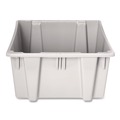 Boxes & Bins | Rubbermaid Commercial FG172200GRAY Palletote Box 1.6 cu ft 15.5-in x 19.5-in x 13-in Gray image number 0