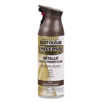 PAINTING | Rust-Oleum 271472 12 oz Universal Premium Spray Paint - Flat Amber