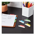 Dividers & Tabs | Avery 74866 2.5 in. x 1 in. 1/5-Cut Ultra Tabs Repositionable Tabs - Assorted Colors (48/Pack) image number 3