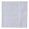 Paper Towels and Napkins | Boardwalk BWK8307 17 in. x 17 in. 1-Ply Dinner Napkin - White (3000/Carton) image number 2