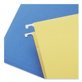 File Folders | Universal UNV14217EE 1/5 Cut Tab Legal Size Deluxe Color Hanging File Folders - Bright Green (25/Box) image number 3