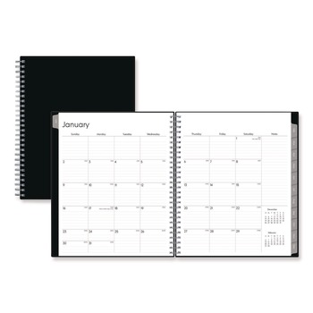 Blue Sky BLS131794 10 in. x 8 in. 12-Month (Jan-Dec 2026) Enterprise Monthly Planner - Black Cover